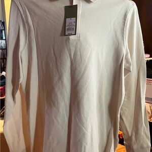 Goodfellow & Co White Polo Shirt Classic Design